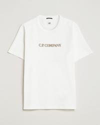C.P. Company Heavy Mercerized Cotton Logo Tee White