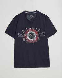 Aeronautica Militare Cotton T-Shirt Navy