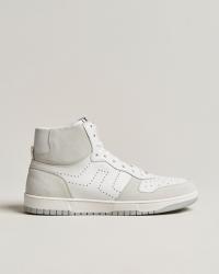 J.Lindeberg Kane High Top Leather Sneaker White