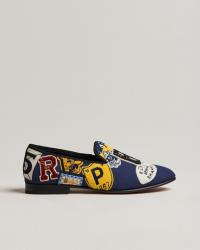 Polo Ralph Lauren Paxton Canvas Patches Loafer Navy Multi