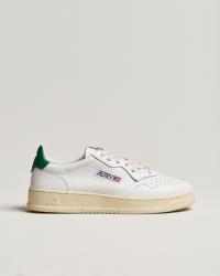 Autry Medalist Low Leather Sneaker White/Green
