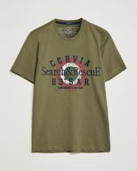Aeronautica Militare Cotton T-Shirt Green
