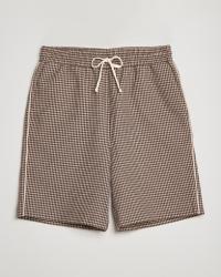 Drôle de Monsieur Jacquard Drawstring Shorts Brown