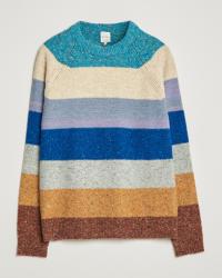 Paul Smith Heavy Knitted Stripe Sweater Blue