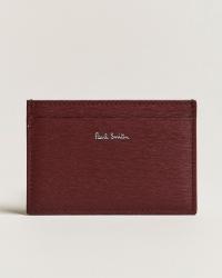 Paul Smith Color Leather Cardholder Wine Red
