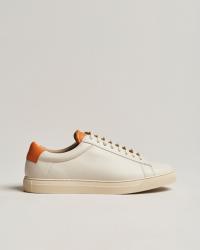 Zespà ZSP4 Nappa Leather Sneakers Off White/Pumpkin