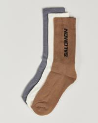 Salomon Everyday Crew 3-Pack Socks Grey/White/Beige