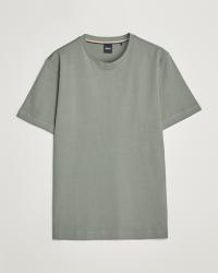 Thompson Logo Crew Neck T-Shirt Open Green
