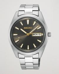 Seiko Classic Day Date 40mm Steel Grey Dial