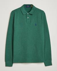 Polo Ralph Lauren Custom Slim Fit Long Sleeve Polo Verano Green Heathe