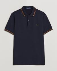 Fred Perry Twin Tipped Polo Shirt Navy Night Green