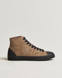 Fred Perry Huges Mid Suede Sneaker Bark