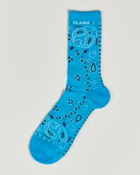 Alanui Bandana Socks Light Blue