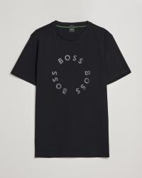 Circle Logo Crew Neck T-Shirt Black