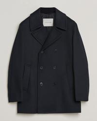 Mackintosh Dalton Wool/Cashmere Peacoat Black