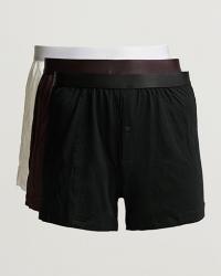 CDLP 3-Pack Boxer Shorts Black/White/Brown