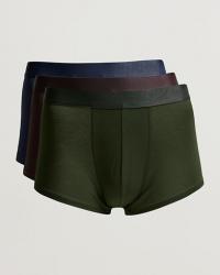 CDLP 3-Pack Boxer Trunk Navy/Army/Brown