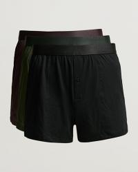 CDLP 3-Pack Boxer Shorts Black/Army/Brown