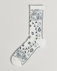 Alanui Bandana Printed Socks White