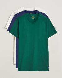 Polo Ralph Lauren 3-Pack Crew Neck T-Shirt New Frst/Navy/White