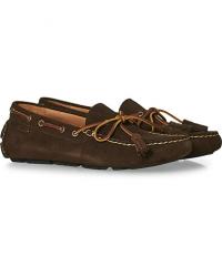 Polo Ralph Lauren Anders Suede Driving Shoe Chocolate Brown