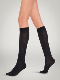 Wolford Apparel & Accessories > Clothing > Knæstrømper Luxury Cotton Rib Knee-Highs