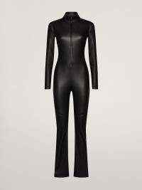 Wolford Apparel & Accessories > Clothing > Dametøj Vegan leather cut-out Jumpsuit