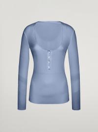 Wolford Apparel & Accessories > Clothing > Outlet Henley Top Long Sleeves