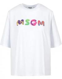 MSGM T-shirts and Polos White