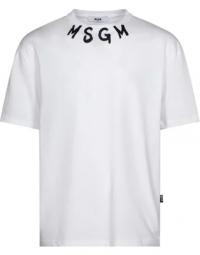 MSGM T-shirts and Polos White