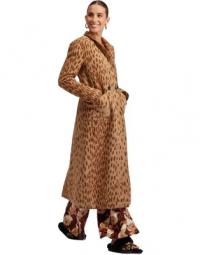 Elegant Wool-Silk Duster Coat