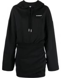 Sort bomuld sweatshirt kjole