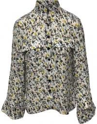 Blomsterbluse i viskose