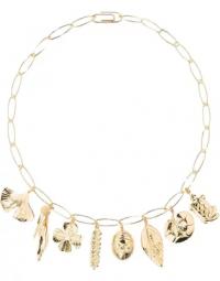 Aurélie kæde og charme guldbelagt halskæde