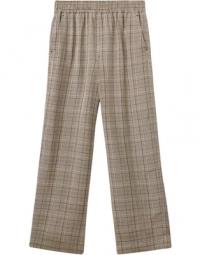 Brede bukser i Glen Plaid-design