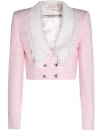 Pink Tweed Blazerjakke