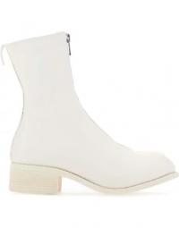Hvidt læder PL2 -støvler