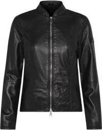 Soft leather biker jacket