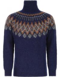 Blå kærlighed på klipper -sweater