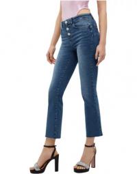 Canvas Fold Strata Cropped Jeans