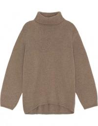 honest knit roll-neck - taupe
