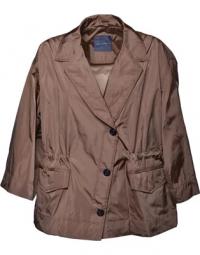 Brown fabric jacket