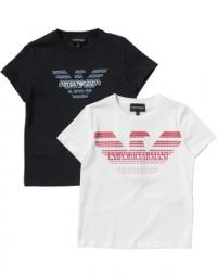 Emporio Armani Set 2 t-shirt con logo Aquila Art. 3R4DJ2