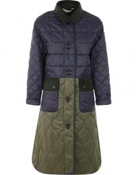 Quilte Outwear i Olive Navy