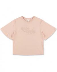 Pink Cotton Jersey Chloe T-shirt