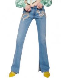 Padus jeans med paljetterslange
