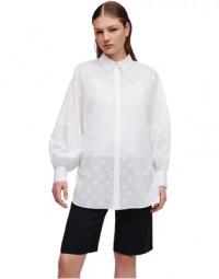 Blouse Monogram Cotton Shirt