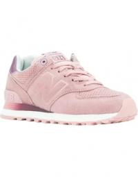Grå og Pink 574 Sneakers