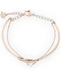Pink Gold Metal Infinity Bracelet