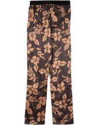 Trykt Stretch Silk Pyjama Pant